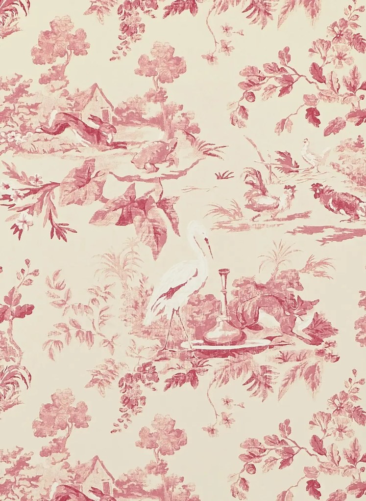 Sanderson Tapete Aesops Fables - Pink