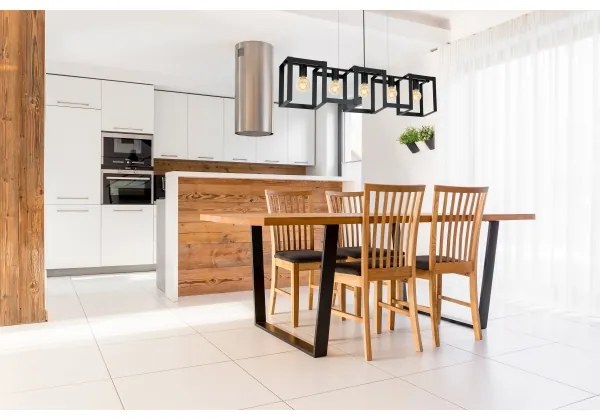 Lampadario a sospensione con filo KARTEL 5xE27/60W/230V