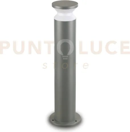 Torre paletto 1 luce attacco e27 80cm ip65 antracite