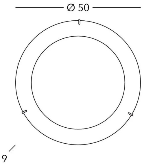 Kolarz A1306.13.3 - Plafoniera  MOON 3xE27/60W/230V