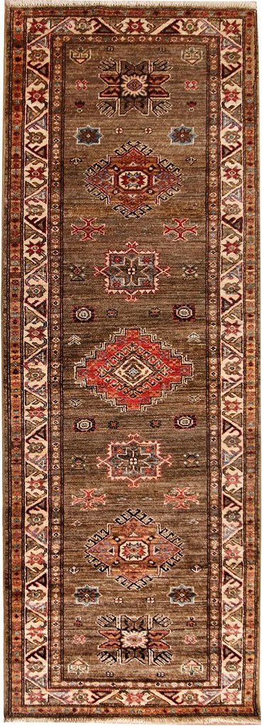 Kazak Tappeto orientale 300x80 (Pakistan) Annodato A Mano
