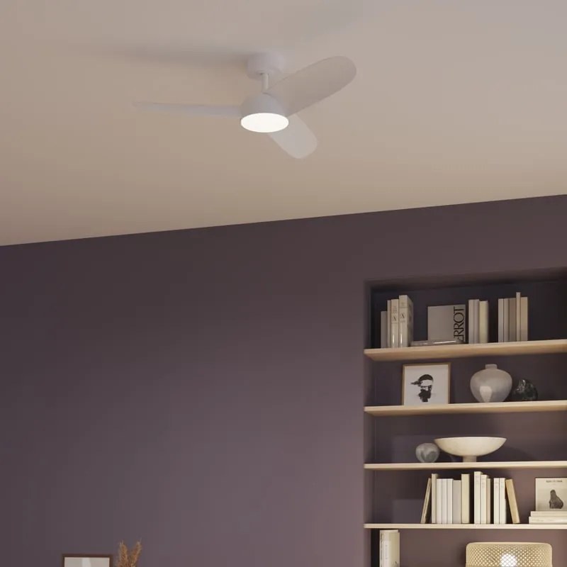 Ventilatore da soffitto Huelva bianco, D. 107 cm INSPIRE