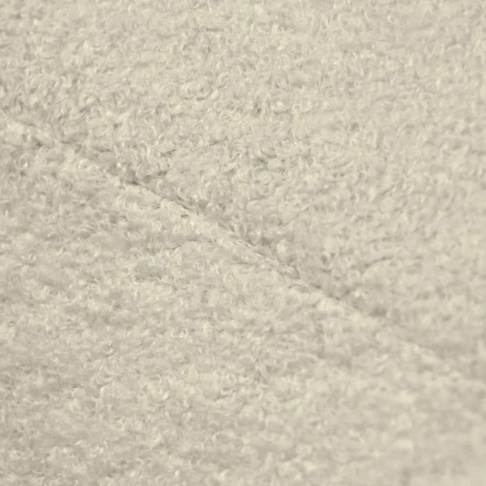 Puof a sacco grigio chiaro con rivestimento in bouclé Seat Lounge – SLOWDOWN