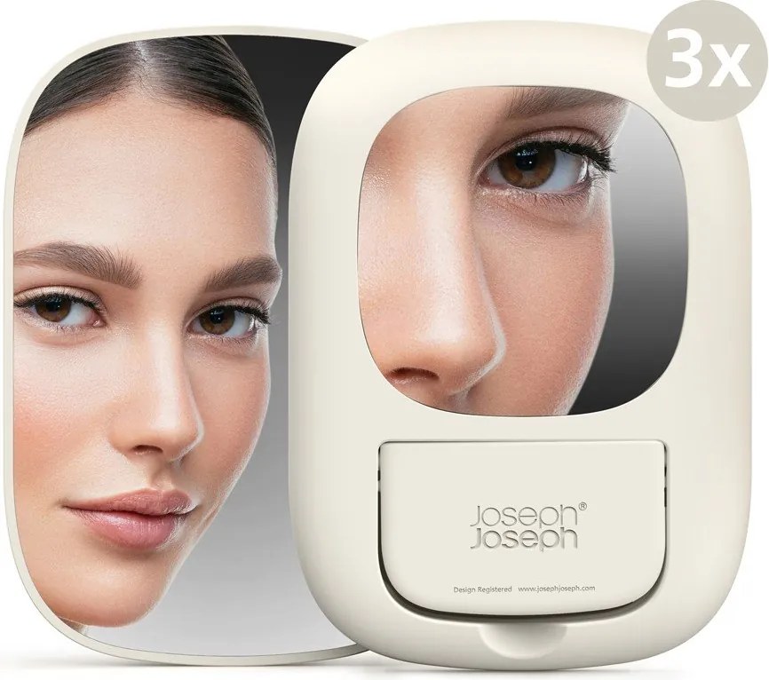 Organizer da bagno beige in plastica per cosmetici Viva – Joseph Joseph