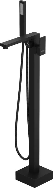 Mexen Urano rubinetto per vasca autoportante, nero - 75233-70