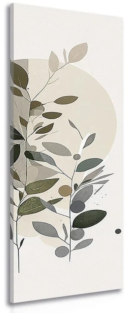 Quadro su tela – Piantine boho con motivo