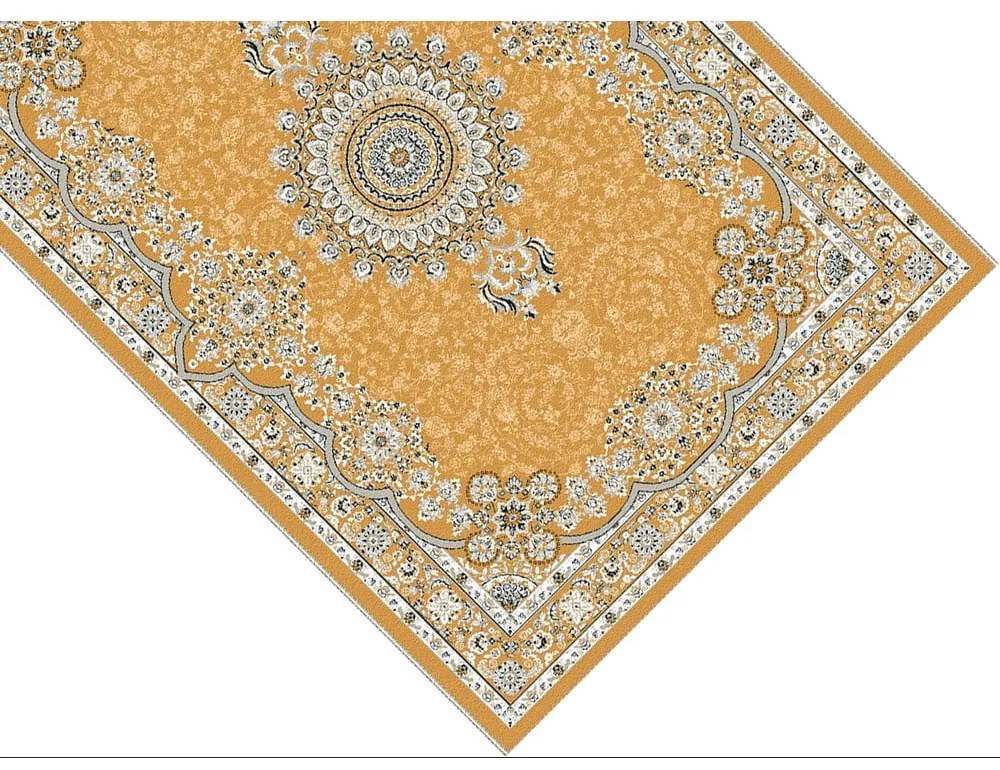 Tappeto giallo Luka, 50 x 80 cm - Vitaus