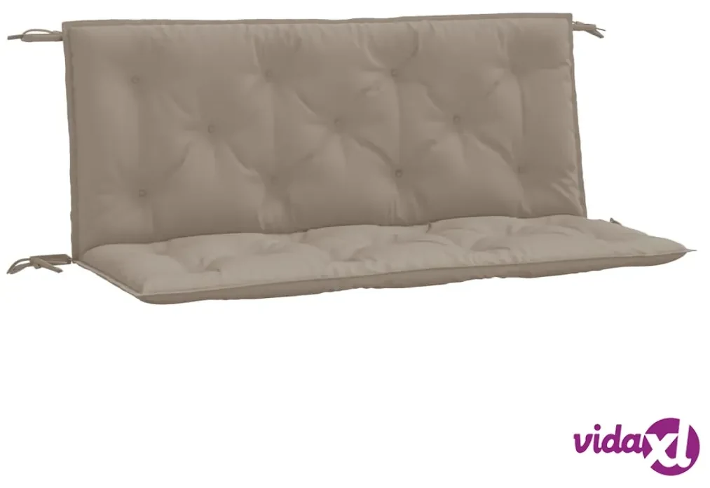 vidaXL Cuscini Panca da Giardino 2pz Beige 150x50x7 cm Tessuto Oxford