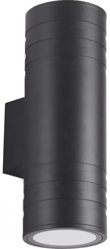 Applique da esterno 2xGU10/35W/230V IP54 arrotondato nero