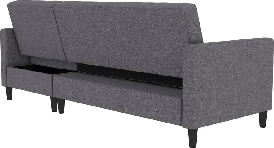 Divano letto grigio angolare Celine - Støraa