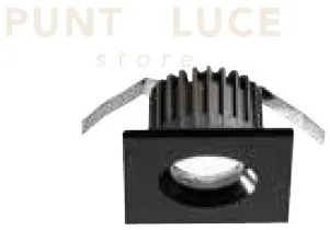 Omnia faretto 4000k 210lm 3w ip20 nero 4,8cm