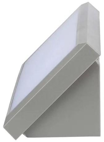 Lampada da parete LED esterna 20W 230V 4000K IP65 grigio