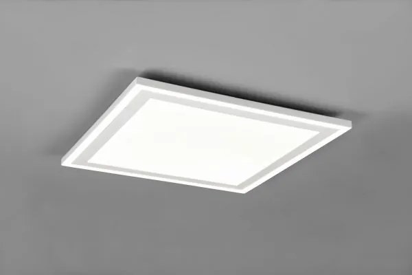 Plafoniera  carus led quadrata bordo bianco r67214331