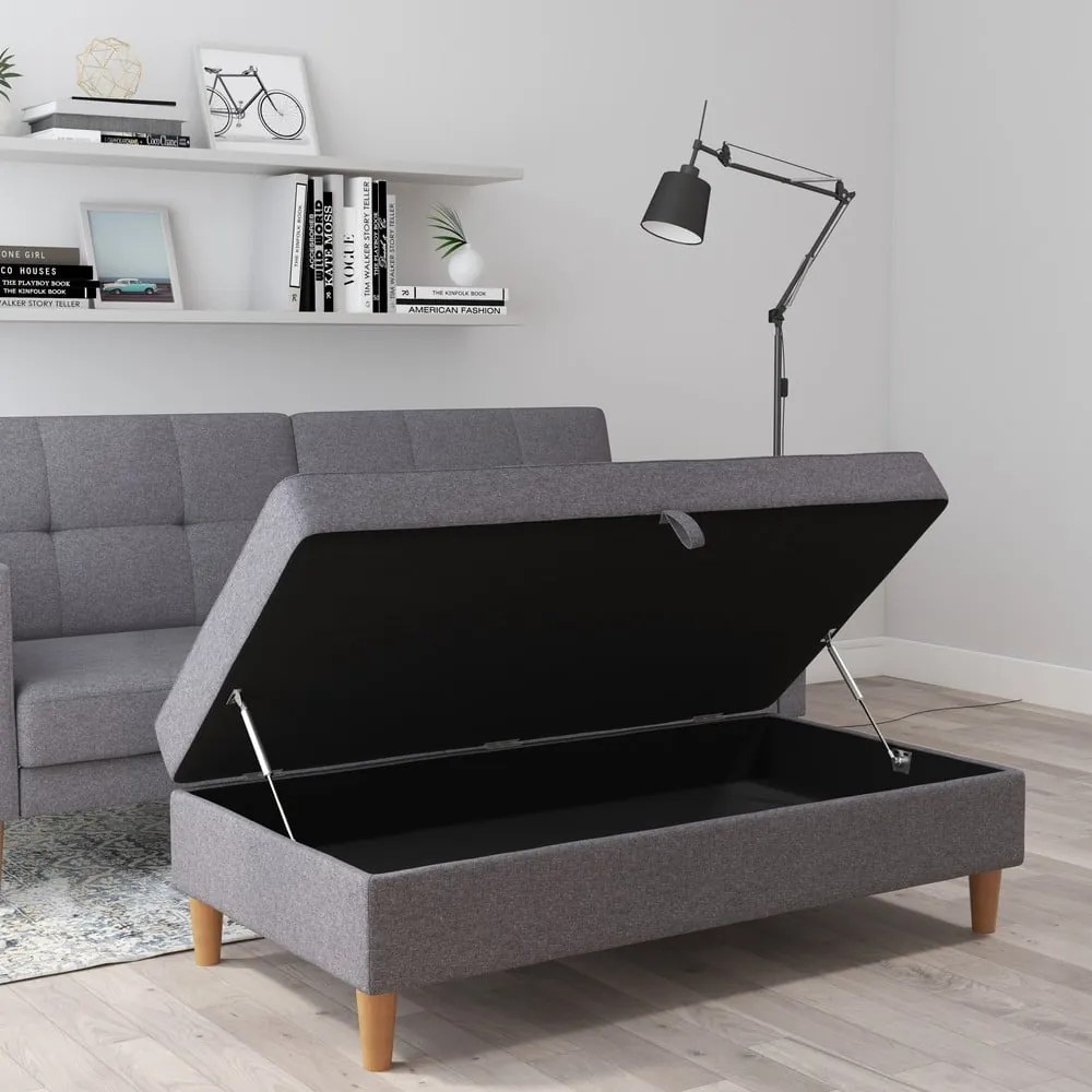 Poggiapiedi grigio Lilly - Støraa