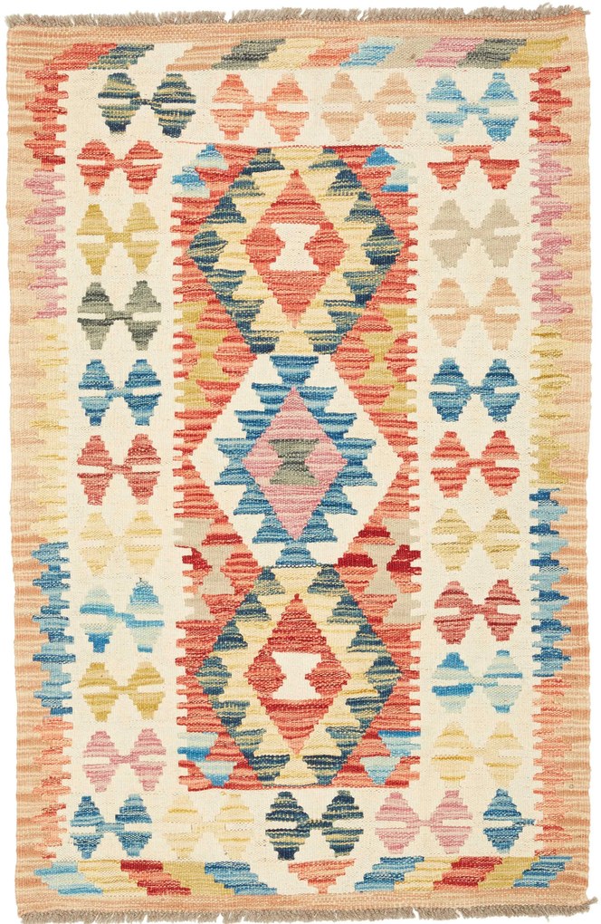 Kilim Tappeto 120x80 (Pakistan) Tessuto A Mano