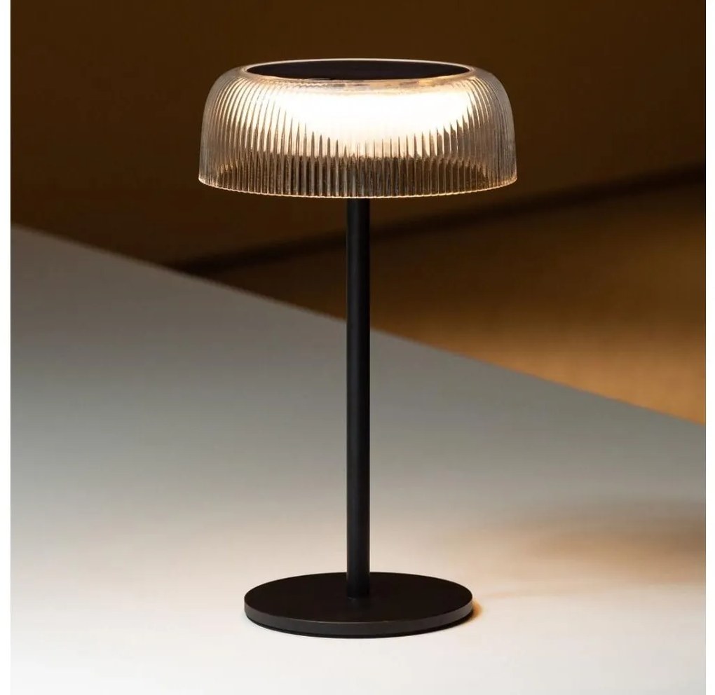 Zuma Line DT33111-LED Lampada solare ricaricabile dimmerabile BLUET LED/2,5W/2000 mAh IP44 nera