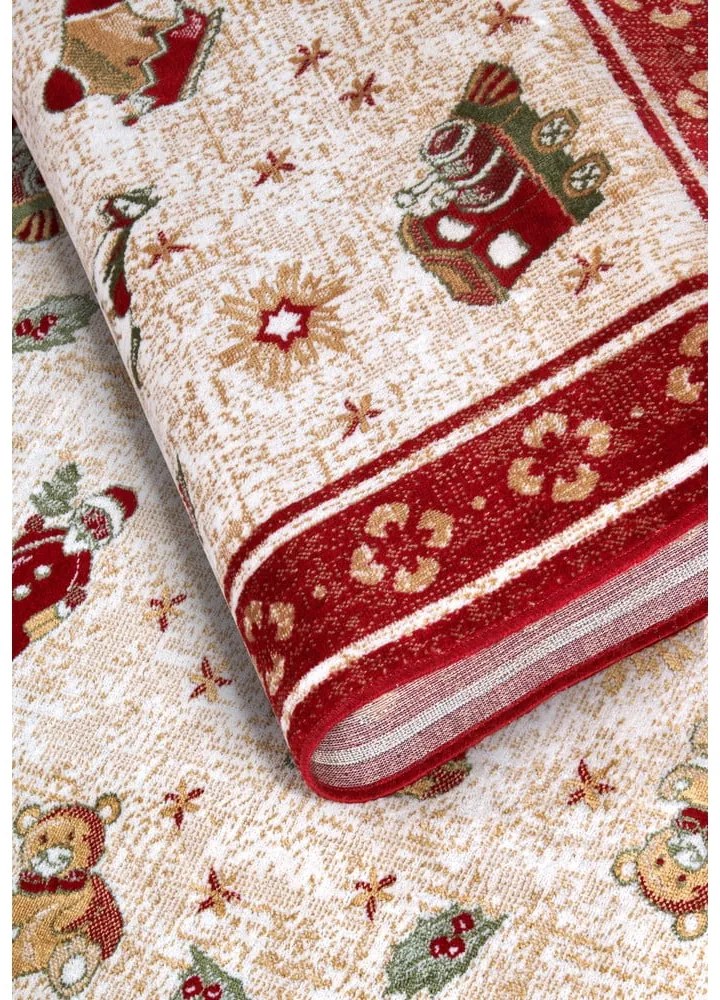 Tappeto rosso natalizio in cotone 160x230 cm Toy's Delight Red Christmas - Villeroy&amp;Boch