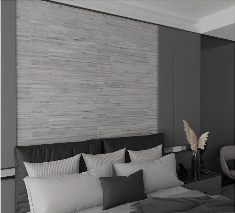 Piastrella Mosaico in porcellana Antique grigio opaco L 120 x L 20cm x Sp. 9 mm, 4 pezzi