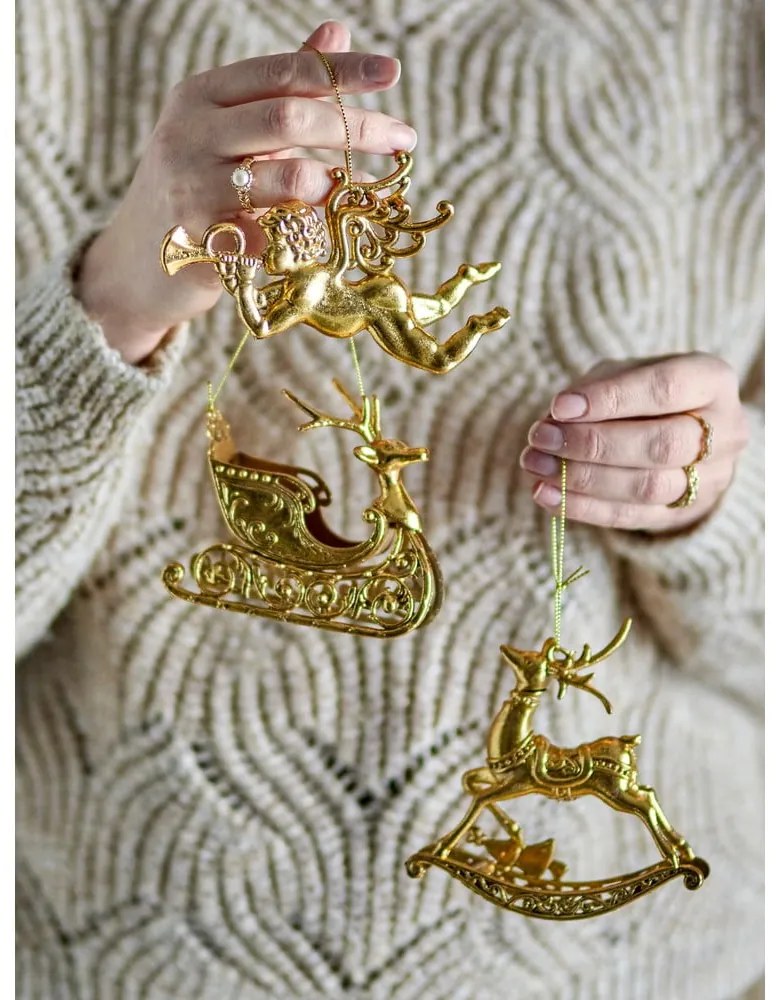 Decorazioni per albero di natale in set 3 pz 10 cm Anisa – Bloomingville