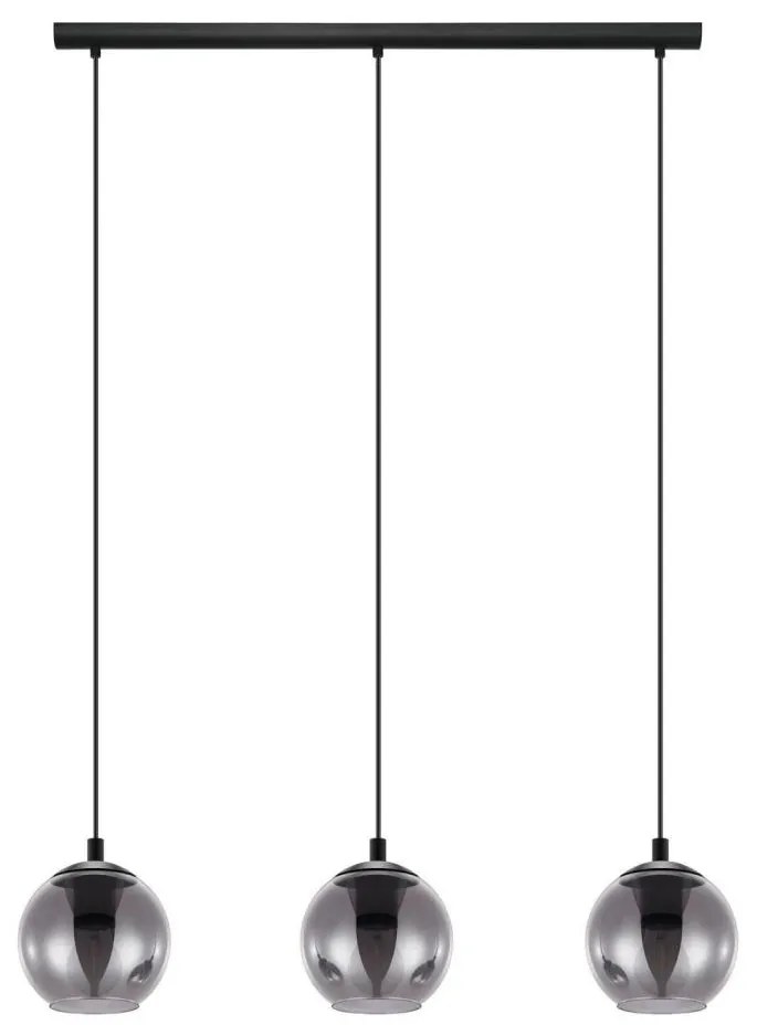 Vetro di ricambio Eglo ARISCANI 170x155 mm nero
