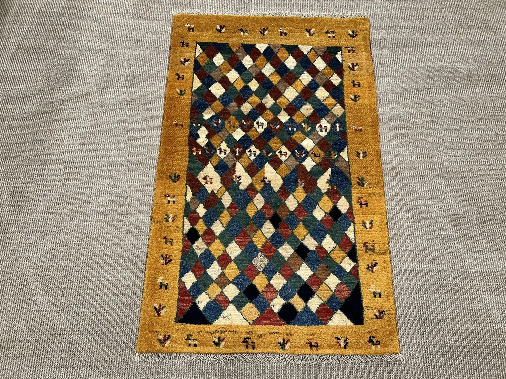 Gabbeh Tappeto persiano 130x80 (Iran) Annodato A Mano
