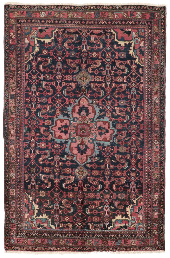 Bidjar Tappeto persiano 200x130 (Iran) Annodato A Mano