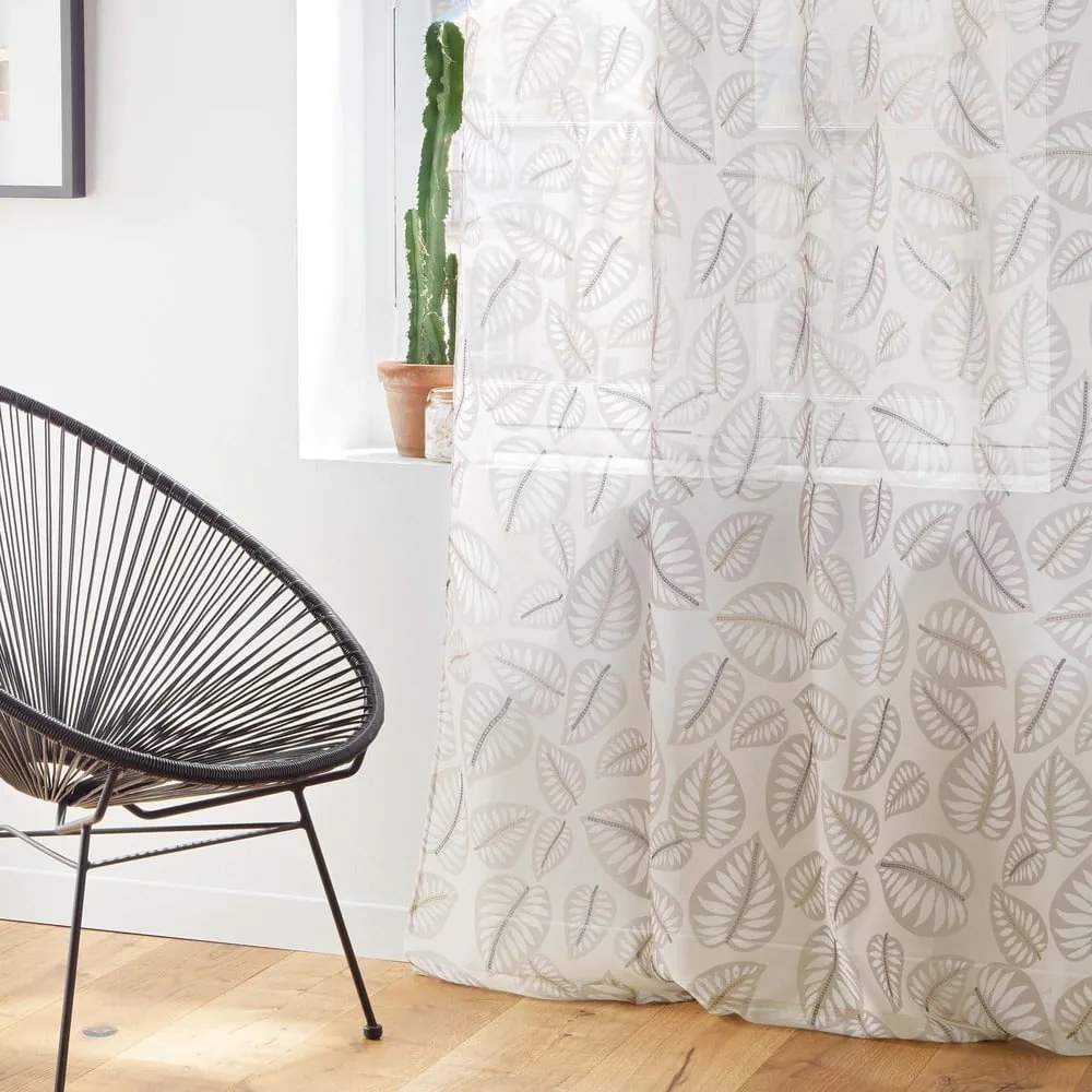 Tenda in voile beige 140x240 cm Alma - douceur d'intérieur