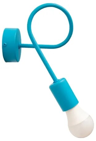 Lampada da parete LED OXFORD 1xE27/15W/230V blu
