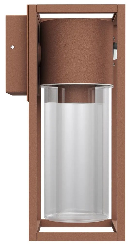 Applique Corten E27 con Sensore di Movimento IP54 - Serie VIMO