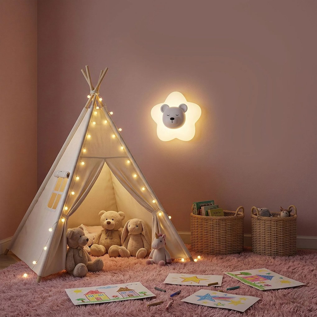 APPLIQUE DA PARETE LED G181-W WHITE BEAR