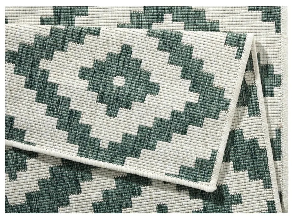 Tappeto da esterno verde e crema , 160 x 230 cm Malta - NORTHRUGS