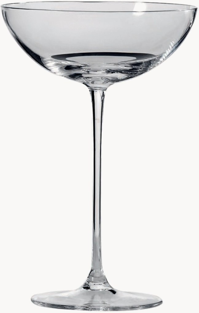 Set di 6 coppe champagne in vetro soffiato La Sfera