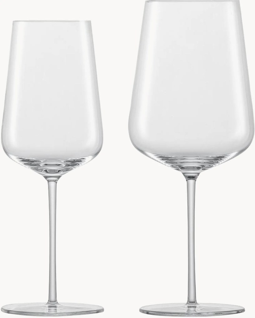 Set di 4 bicchieri da vino Bordeaux e Chardonnay Verivino