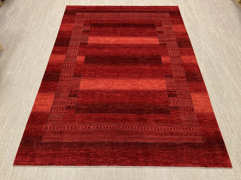 Loribaft Tappeto 240x340 Rosso (Iran) Annodato A Mano