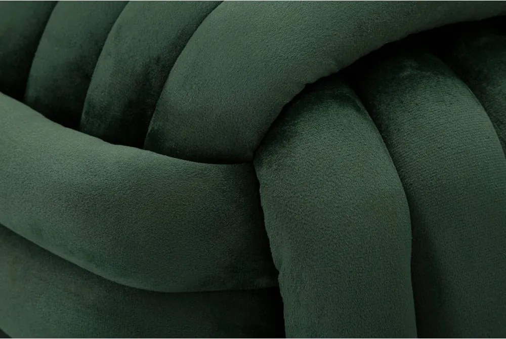 Poggiapiedi in velluto verde Softy - Mauro Ferretti