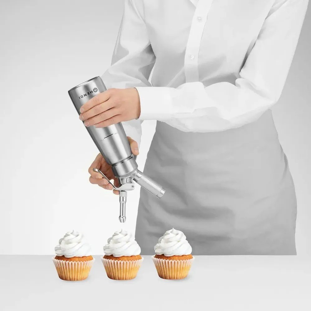 Bottiglia per panna montata in acciaio inox, 0,5 l Profi Line - Hendi