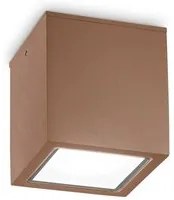 Lampada da soffitto TECHO PL1 - L 90 x H 95 x P 90 mm - colore coffee