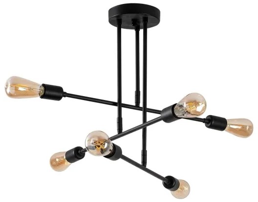 Lampadario su palo FLOWER 6xE27/40W/230V