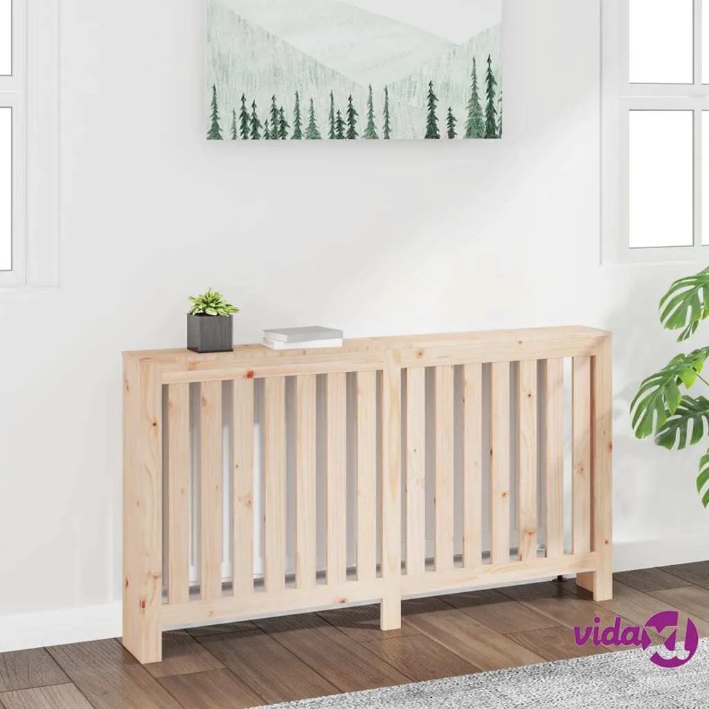 vidaXL Copertura Termosifone 153x19x84 cm in Legno Massello di Pino