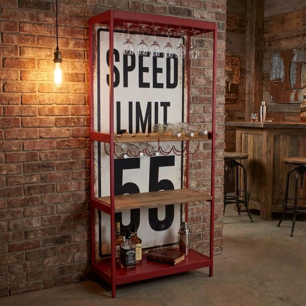 SPEED LIMIT - mobile con portabottiglie