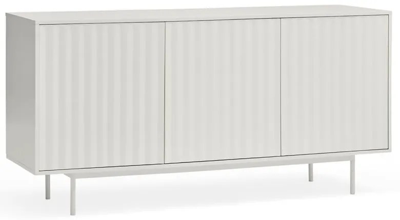 Cassettiera bassa bianca 159x80 cm Sierra - Teulat