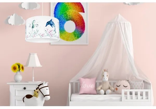 Lampadario per bambini OCEAN 1xE27/60W/230V