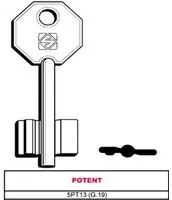 5pz chiave a doppia mappa 5pt13 (g.vas 5) potent vit28613