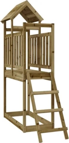 Set da Gioco da Esterno 53x110x214 cm Legno di Pino Impregnato