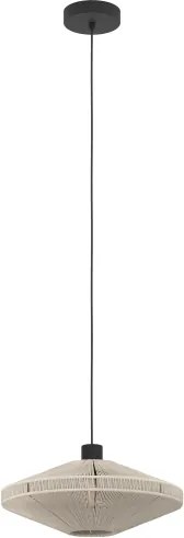 Eglo 43999 - Lampada a sospensione con cavo MIDSUMER 1xE27/40W/230V crema