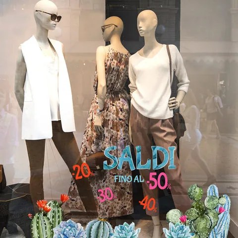 Saldi Cactus | Vetrofania