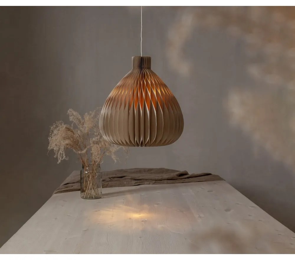 Paralume marrone chiaro ø 38 cm Honeycomb - Star Trading