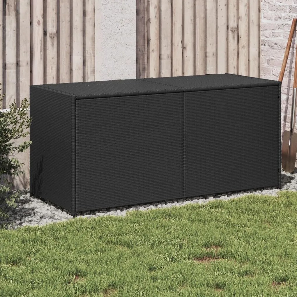 Contenitore Da Giardino Nero 283l İn Polyrattan /