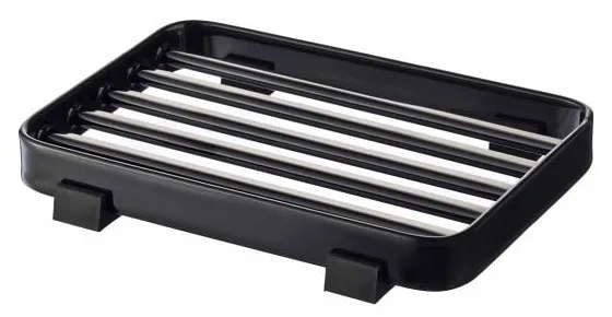 Tappeto di sapone nero Tower - YAMAZAKI