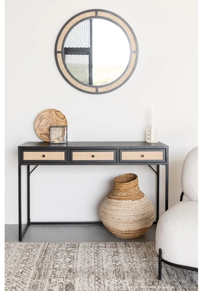 Tavolo consolle nero 40x120 cm Guuji – White Label